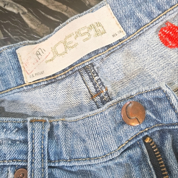 JOE'S JEANS 1971 women's flare leg embroidered denim - Picture 4 of 8